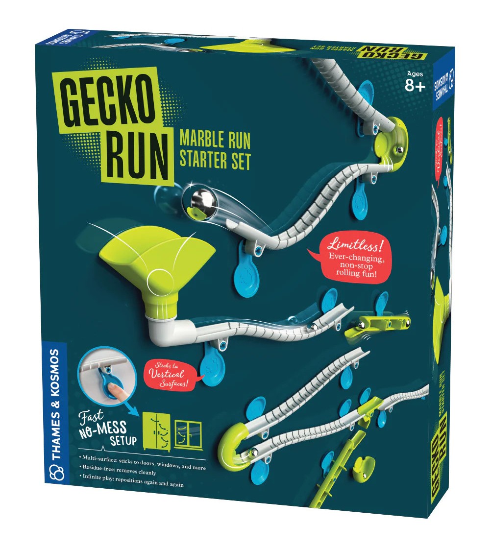Kit STEM Cursa cu obstacole cu bila metalica pentru incepatori, Thames & Kosmos - Jocuri STEM