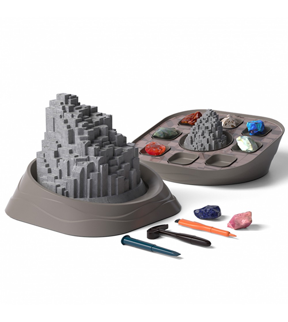 Kit STEM de excavare pietre prețioase "Giants Causeway" din Irlanda de Nord, TopBright - Jocuri STEM