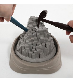 Kit STEM de excavare pietre prețioase "Giants Causeway" din Irlanda de Nord, TopBright - Jocuri STEM
