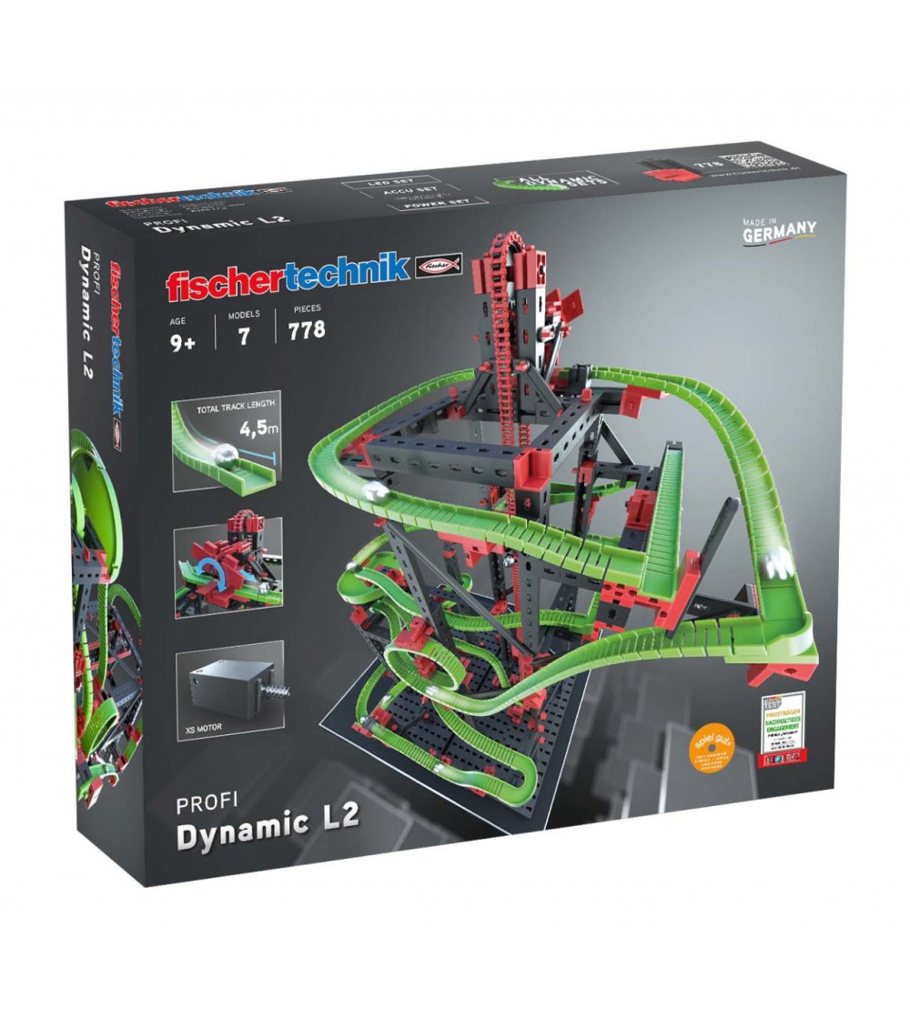 Kit STEM Dynamic L2, Fischertechnik - Jocuri construcție