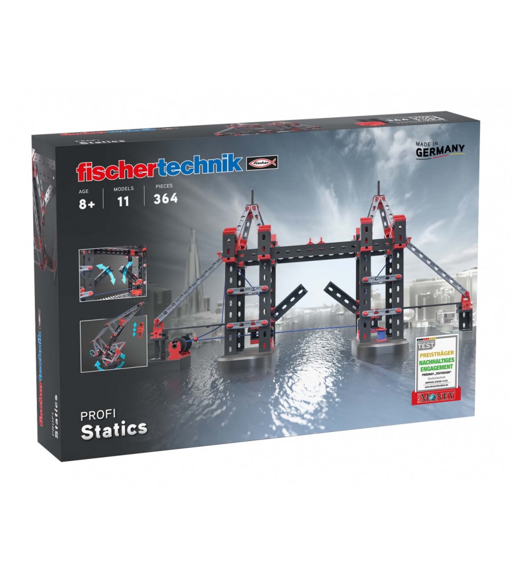 Kit STEM Inginerie structurala, Fischertechnik - Jocuri STEM