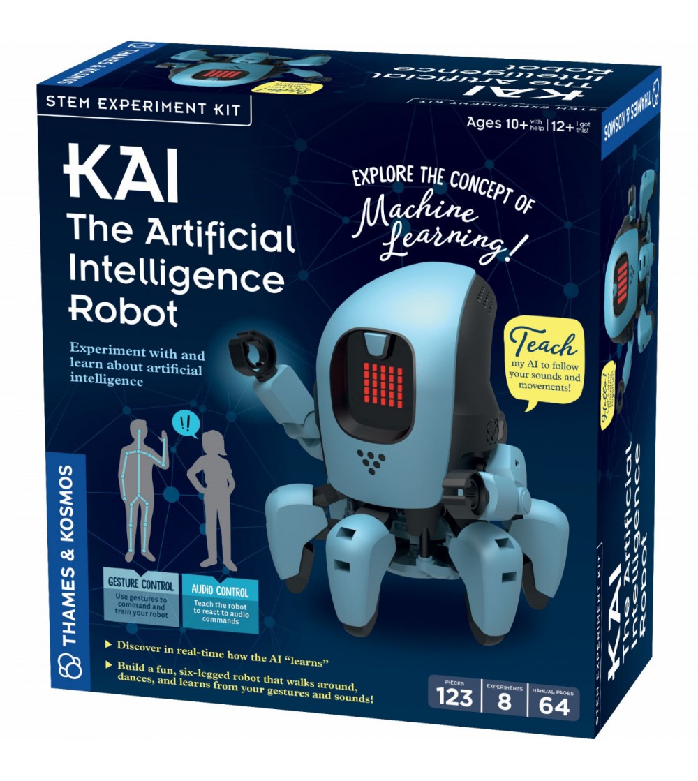 Kit STEM KAI Robotul cu inteligenta artificiala, Thames & Kosmos - Jocuri STEM