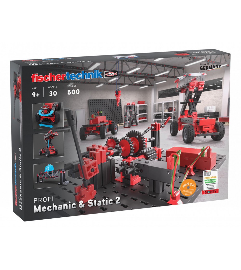 Kit STEM Principiile mecanicii si staticii, Fischertechnik - Jocuri STEM