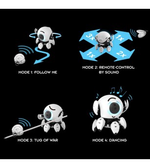 Kit STEM Robot cu detectare sonora, Thames & Kosmos - Jocuri STEM Kit STEM Robot cu detectare sonora, Thames & Kosmos - Jocuri STEM