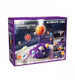 Kit STEM Sistemul solar 3D cu proiector si redare vocala, TopBright - Jocuri STEM