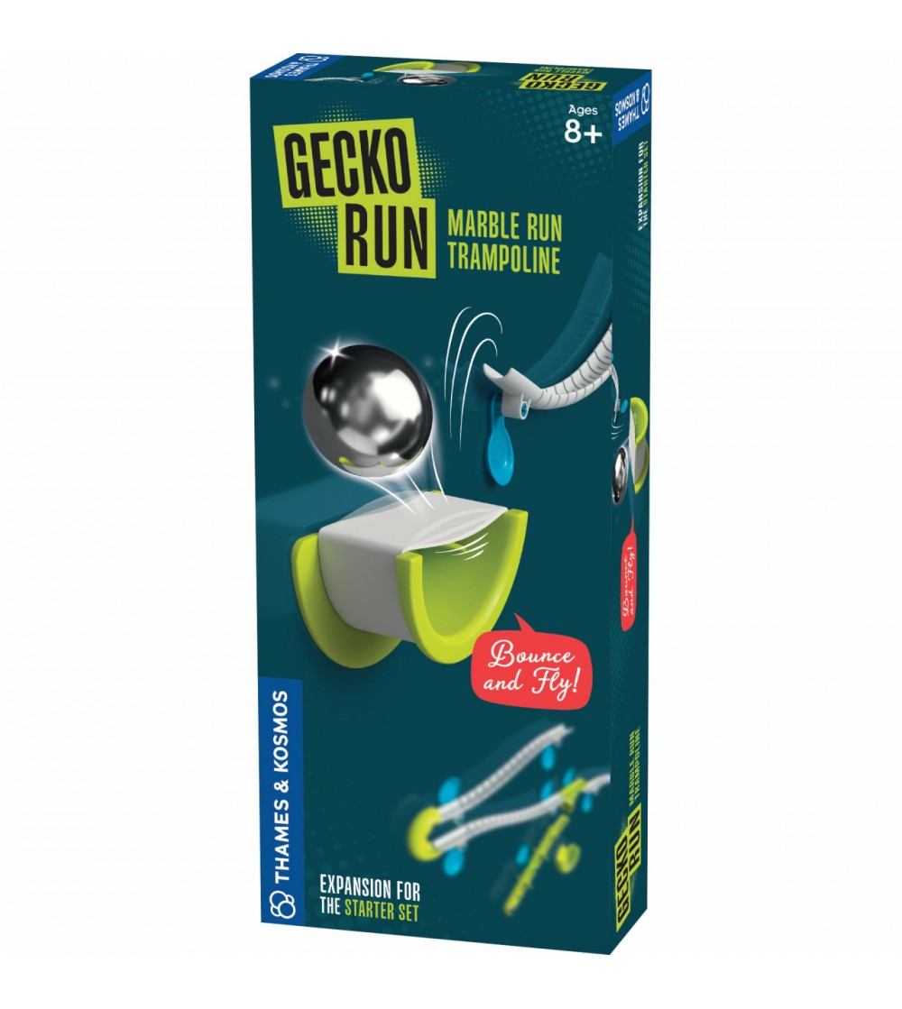 Kit STEM Trambulina - extindere pentru cursa cu obstacole cu bilă metalica, Thames & Kosmos - Jocuri STEM