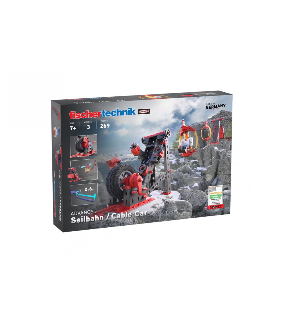 Kit STEM Transport pe cablu, Fischertechnik - Jocuri STEM