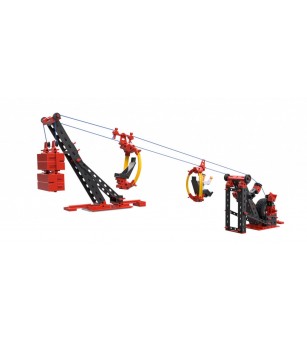 Kit STEM Transport pe cablu, Fischertechnik - Jocuri STEM