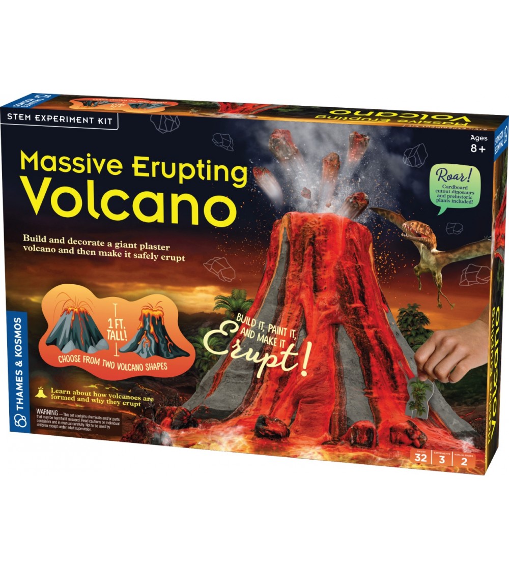 Kit STEM Vulcan in eruptie, Thames & Kosmos - Jocuri STEM Kit STEM Vulcan in eruptie, Thames & Kosmos - Jocuri STEM