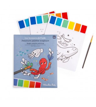 Planse preilustrate pentru pictura Aventurile lui Paulie, Moulin Roty - Seturi cu pictura