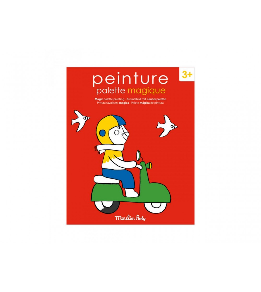 Planse preilustrate pentru pictura Vehicule, Moulin Roty - Seturi cu pictura Planse preilustrate pentru pictura Vehicule, Moulin Roty - Seturi cu pictura