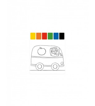 Planse preilustrate pentru pictura Vehicule, Moulin Roty - Seturi cu pictura Planse preilustrate pentru pictura Vehicule, Moulin Roty - Seturi cu pictura