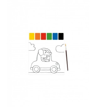 Planse preilustrate pentru pictura Vehicule, Moulin Roty - Seturi cu pictura Planse preilustrate pentru pictura Vehicule, Moulin Roty - Seturi cu pictura