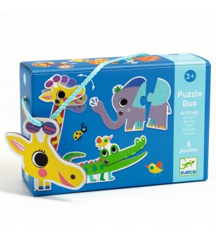 Puzzle duo Articulo Animo, Djeco - Puzzle copii