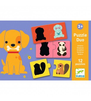 Puzzle duo Siluete, Djeco - Puzzle copii