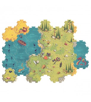 Puzzle gigant Batalia, Djeco - Puzzle de podea