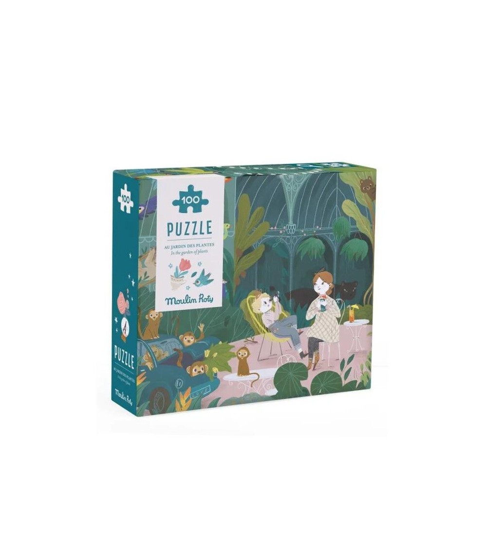 Puzzle Intre plante, Moulin Roty - Puzzle copii