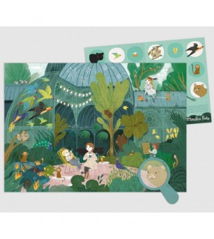 Puzzle Intre plante, Moulin Roty - Puzzle copii