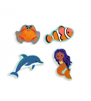 Puzzle lemn Ocean, Djeco - Puzzle lemn