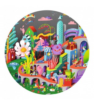 Puzzle observatie Nebunia din oras, Djeco - Puzzle copii