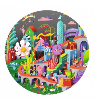 Puzzle observatie Nebunia din oras, Djeco - Puzzle copii