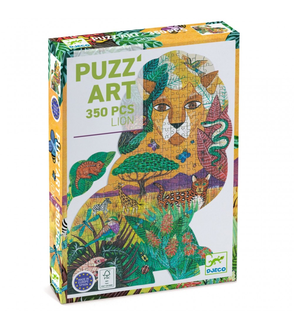 Puzzle Puzz'Art Leu, Djeco - Puzzle copii