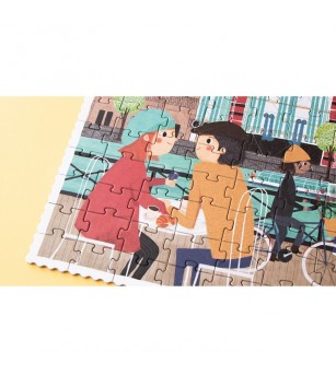 Puzzle Turist in Paris, Londji - Puzzle copii