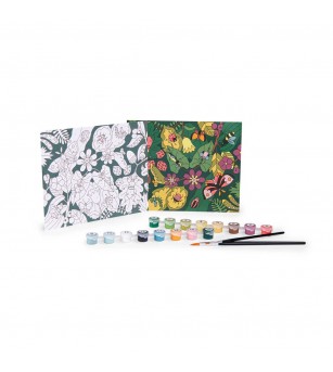 Set creativ Picteaza cu numere Variatii botanice, Moulin Roty - Seturi creative pentru copii