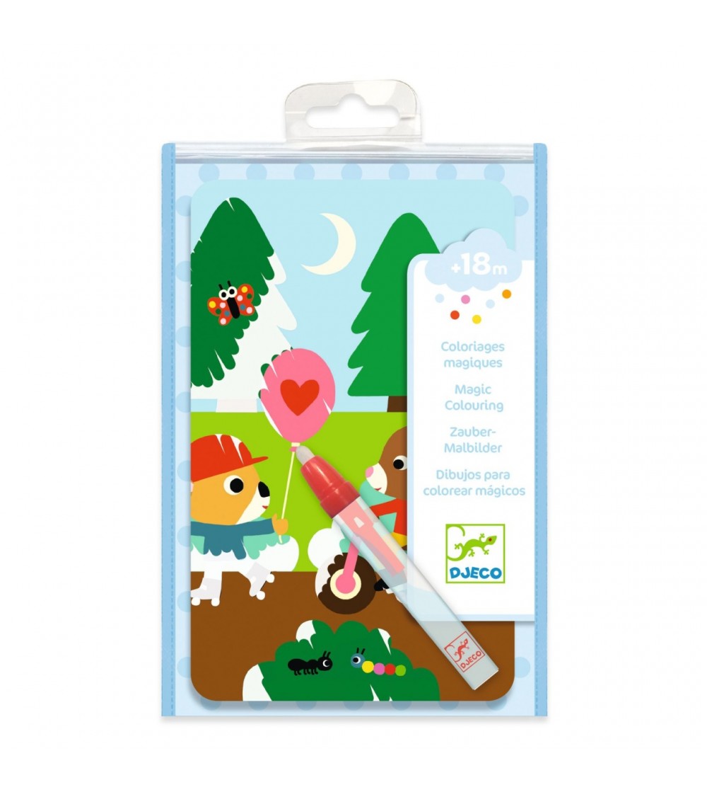 Set pictura cu apa In parc, Djeco - Pictura cu apa