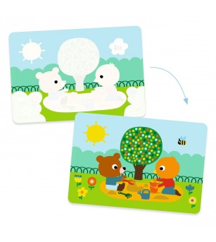 Set pictura cu apa In parc, Djeco - Pictura cu apa