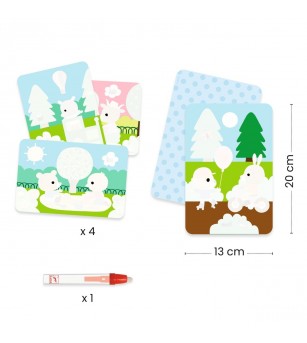 Set pictura cu apa In parc, Djeco - Pictura cu apa