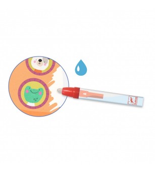 Set pictura cu apa Vehicule, Djeco - Pictura cu apa