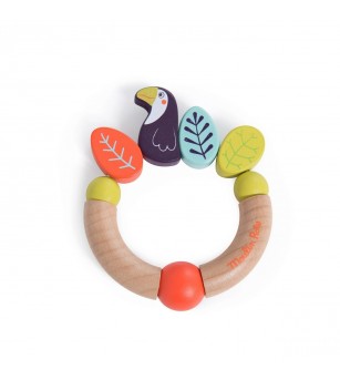 Zornaitoare lemn Toucan, Moulin Roty - Jucării bebeluși