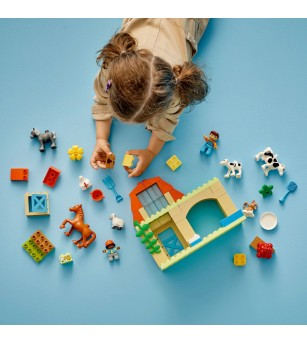 LEGO DUPLO: Ingrijirea animalelor la ferma - 10416, 74 piese, 2 + ani - LEGO DUPLO LEGO DUPLO: Ingrijirea animalelor la ferma - 10416, 74 piese, 2 + ani - LEGO DUPLO