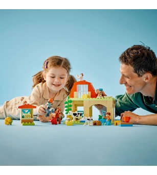 LEGO DUPLO: Ingrijirea animalelor la ferma - 10416, 74 piese, 2 + ani - LEGO DUPLO LEGO DUPLO: Ingrijirea animalelor la ferma - 10416, 74 piese, 2 + ani - LEGO DUPLO