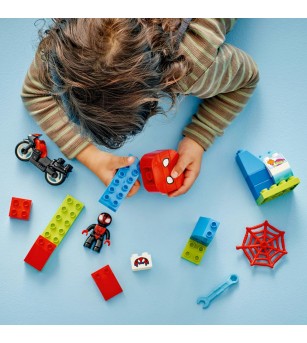 LEGO DUPLO: Aventura pe motocicleta a lui Spin - 10424, 24 piese, 2 + ani - LEGO DUPLO