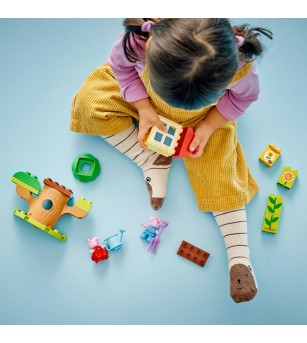 LEGO DUPLO: Purcelusa Peppa: Gradina si casa din copac - 10431, 20 piese, 2 + ani - LEGO DUPLO LEGO DUPLO: Purcelusa Peppa: Gradina si casa din copac - 10431, 20 piese, 2 + ani - LEGO DUPLO