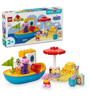 LEGO DUPLO: Purcelusa Peppa si Excursia cu barca - 10432, 23 piese, 2 + ani - LEGO DUPLO