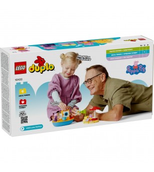 LEGO DUPLO: Purcelusa Peppa si Excursia cu barca - 10432, 23 piese, 2 + ani - LEGO DUPLO
