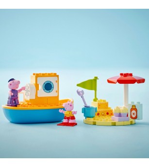 LEGO DUPLO: Purcelusa Peppa si Excursia cu barca - 10432, 23 piese, 2 + ani - LEGO DUPLO