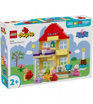 LEGO DUPLO: Purcelusa Peppa si casa aniversara - 10433, 59 piese, 2 + ani - LEGO DUPLO LEGO DUPLO: Purcelusa Peppa si casa aniversara - 10433, 59 piese, 2 + ani - LEGO DUPLO