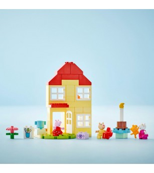 LEGO DUPLO: Purcelusa Peppa si casa aniversara - 10433, 59 piese, 2 + ani - LEGO DUPLO LEGO DUPLO: Purcelusa Peppa si casa aniversara - 10433, 59 piese, 2 + ani - LEGO DUPLO