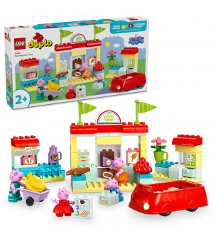 LEGO DUPLO: Purcelusa Peppa si Supermarketul - 10434, 70 piese, 2 + ani - LEGO DUPLO