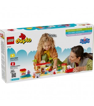 LEGO DUPLO: Purcelusa Peppa si Supermarketul - 10434, 70 piese, 2 + ani - LEGO DUPLO