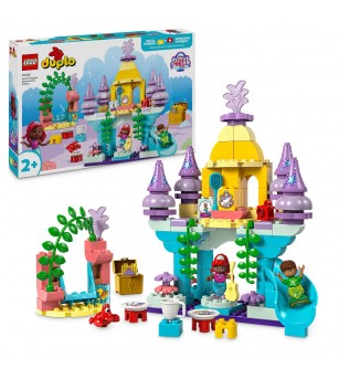 LEGO DUPLO: Palatul subacvatic magic al lui Ariel - 10435, 116 piese, 2 + ani - LEGO DUPLO