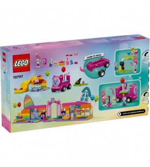 LEGO Gabby s Dollhouse: Camera de party a lui Gabby - 10797, 252 piese, 4 + ani - LEGO Gabby s Dollhouse