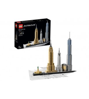 LEGO Architecture: New York - 21028, 598 piese, 12 + ani -  LEGO Architecture