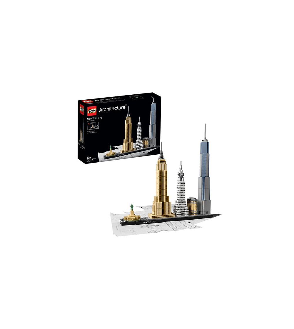 LEGO Architecture: New York - 21028, 598 piese, 12 + ani -  LEGO Architecture