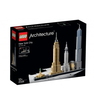 LEGO Architecture: New York - 21028, 598 piese, 12 + ani -  LEGO Architecture