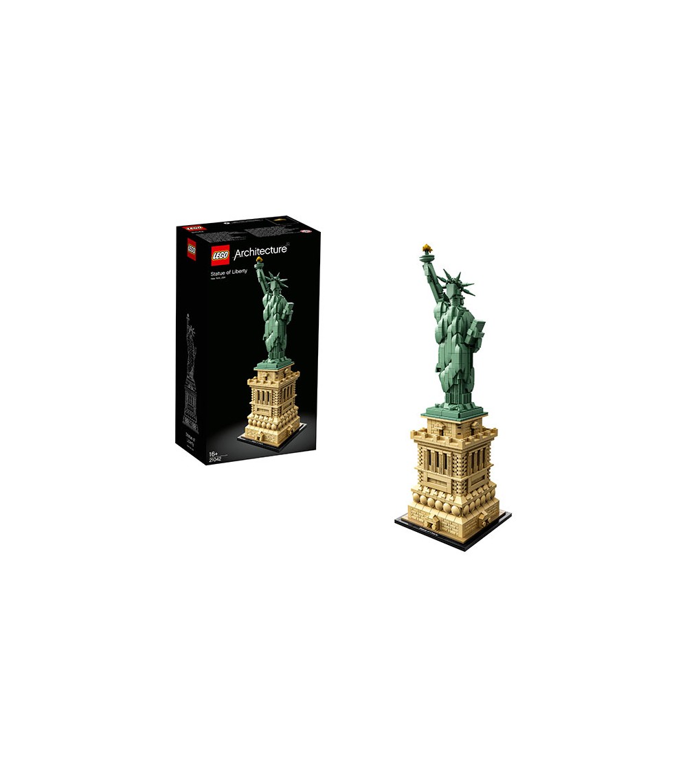 LEGO Architecture: Statuia Libertatii - 21042, 1685 piese, 16 + ani -  LEGO Architecture